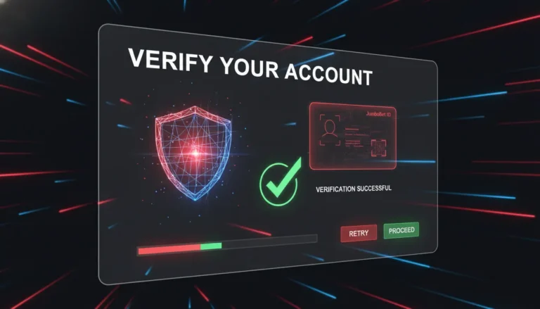 Verify Your Account JumboBet Hero